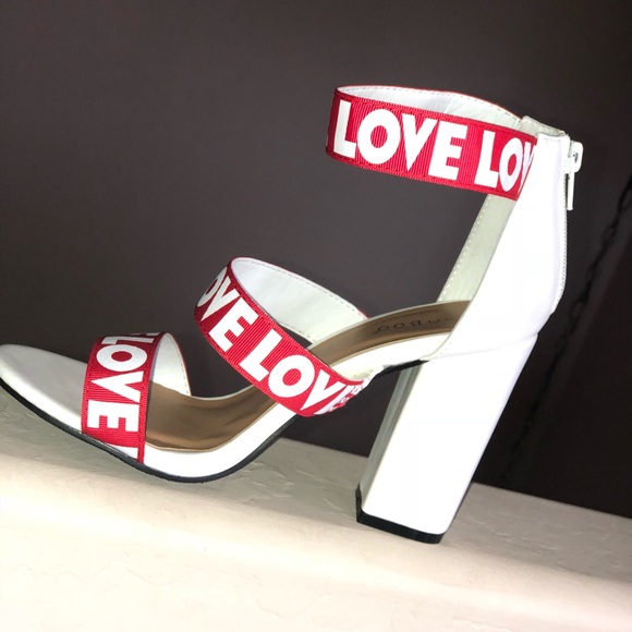 BAMBOO Shoes - “Love❤️” Chunky Heel